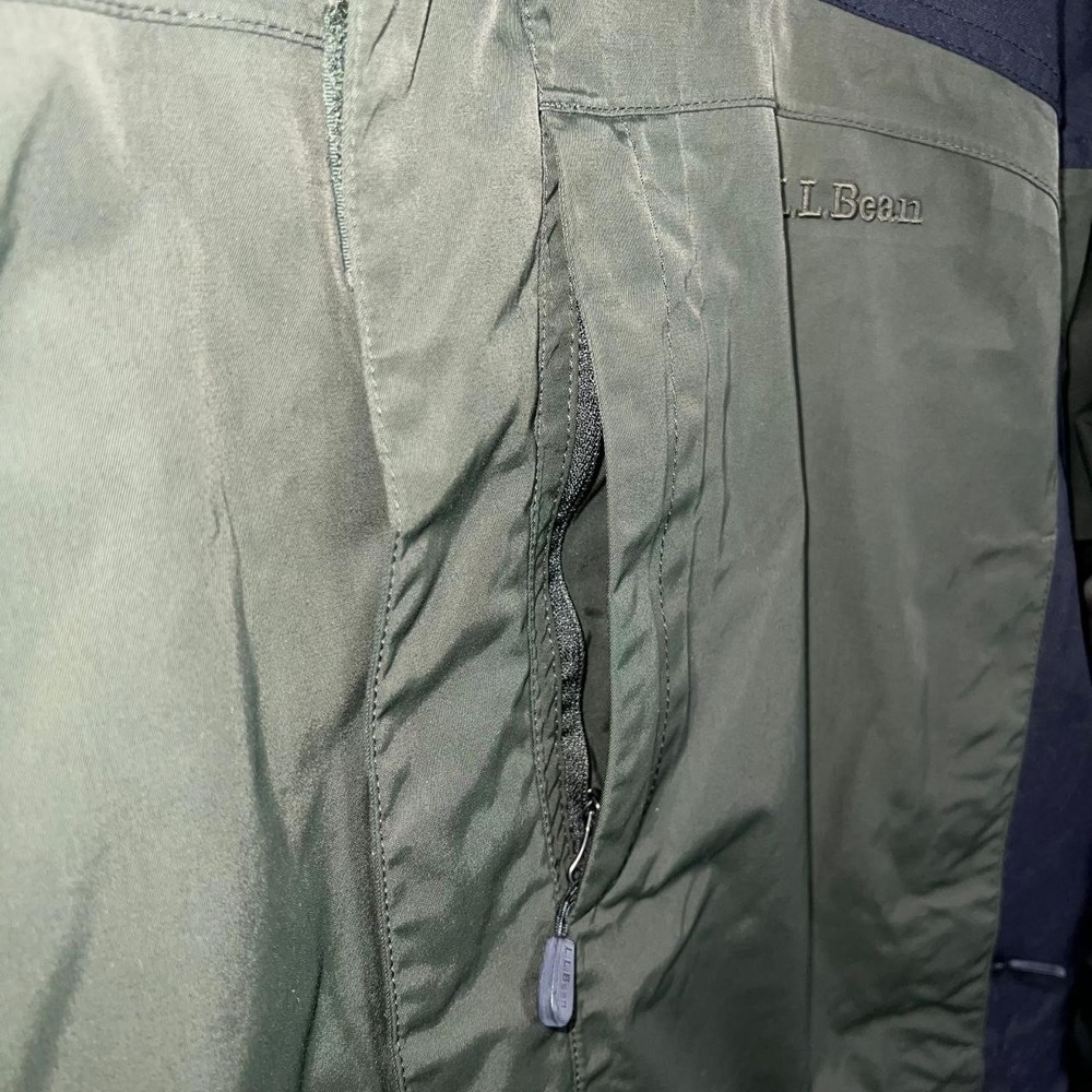 LL Bean‎ Parka Jacket Men's Size 2XL XXL Green Black Color Block Primaloft Ski - Picture 9 of 13